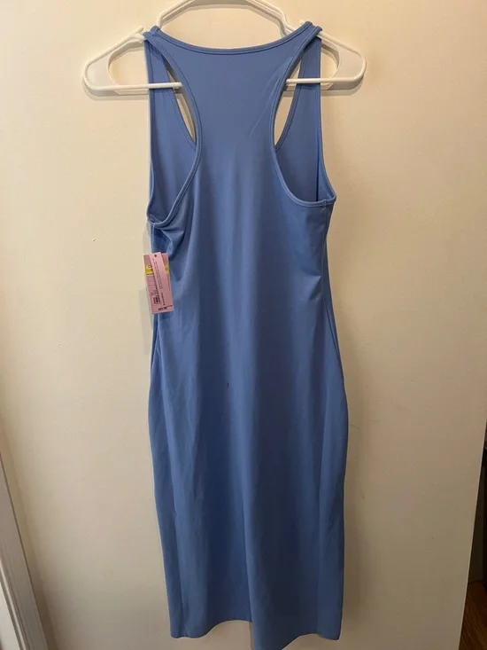 wild fable Periwinkle Tie-Back Midi Dress - Picture 5 of 5